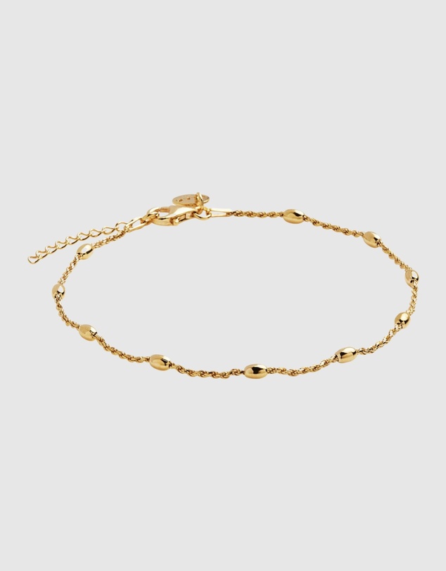Najo - Cassiopeia Yellow Gold Anklet (23cm+ext)