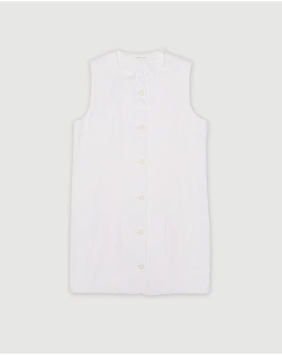 Revibe - Repaired Assembly Label Linen Sleeveless Dress