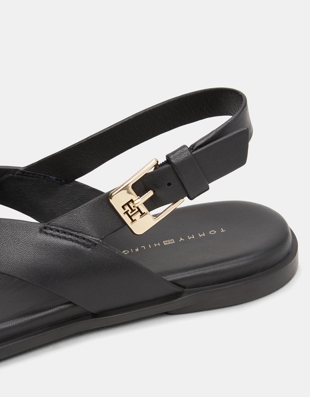 Tommy Hilfiger - Leather Color-Blocked Square Toe Sandals - Women's