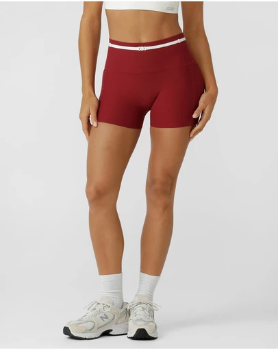 Lorna Jane - Paros Rib 7cm Bike Shorts