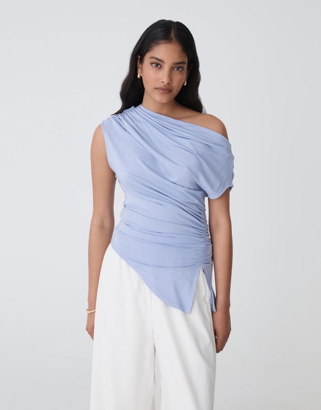 Forcast - Keeley Bamboo Split Hem Top