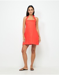 AERE - Lylah Linen Mini Dress