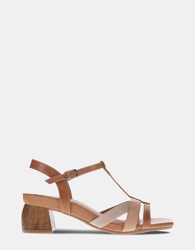Mia Vita - Yass Heeled Sandal - Pebble Multi
