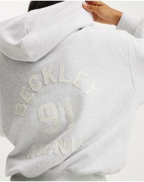 Cotton On - Graphic Boxy Fleece Hoodie