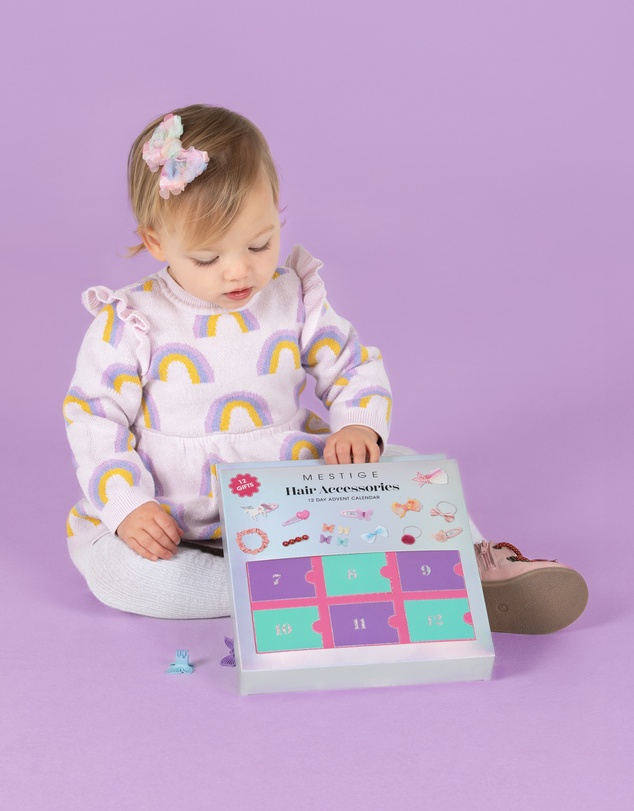 Mestige Kids - 12 Day Pastel Hair Accessories Advent Calendar