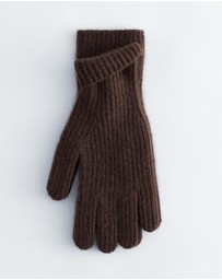 & Other Stories - Ribbed Cashmere Gloves