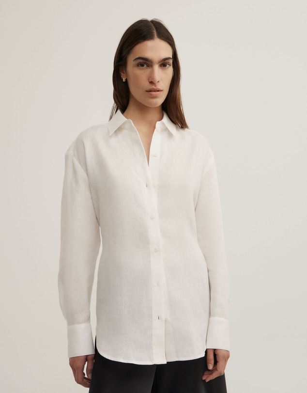Witchery - Linen Tie Back Shirt