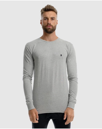 DVNT - Classic Embroidery Long Sleeve Tee