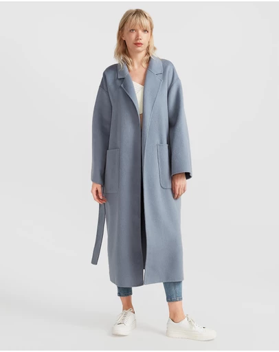 Belle & Bloom - Wide Awake Split Hem Overcoat