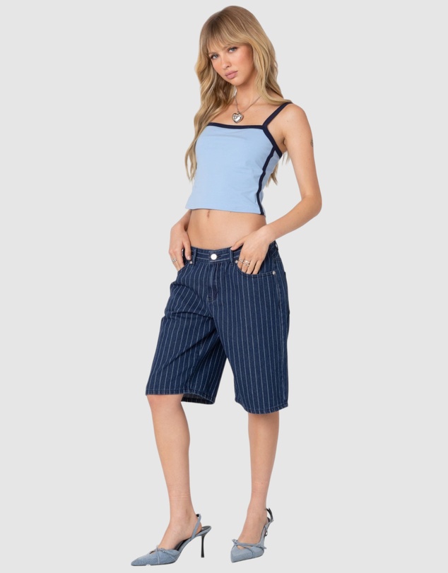 EDIKTED - Francesca Contrast Tank Top