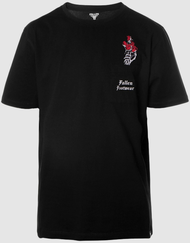 Fallen Footwear - Mens Roses T-Shirt Black