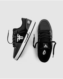 Fallen Footwear - Fallen Footwear Men Patriot 20 Year w/Pair Of Socks Shoes Black/White