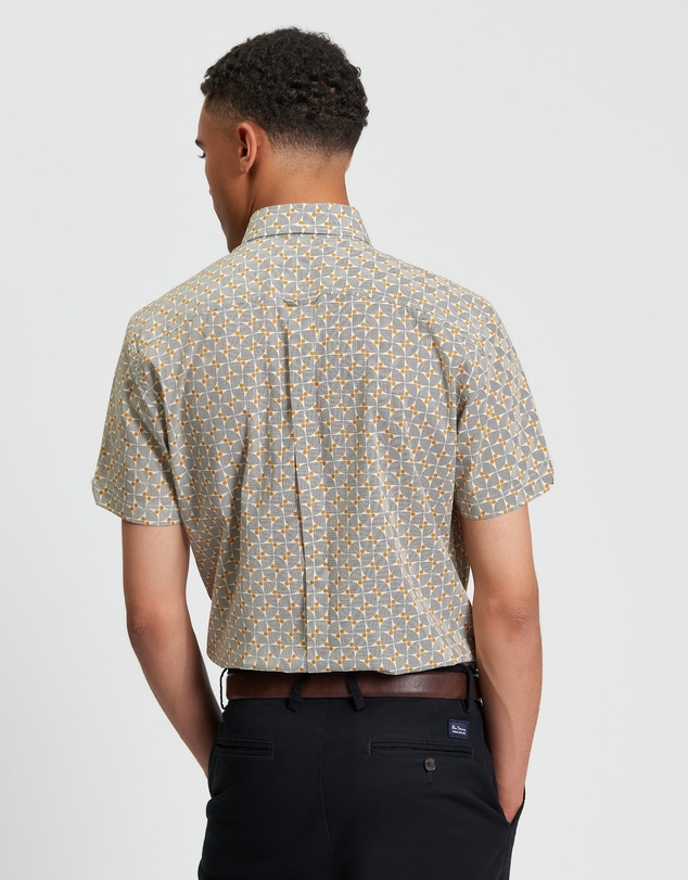 Ben Sherman - Retro Geo Print Shirt