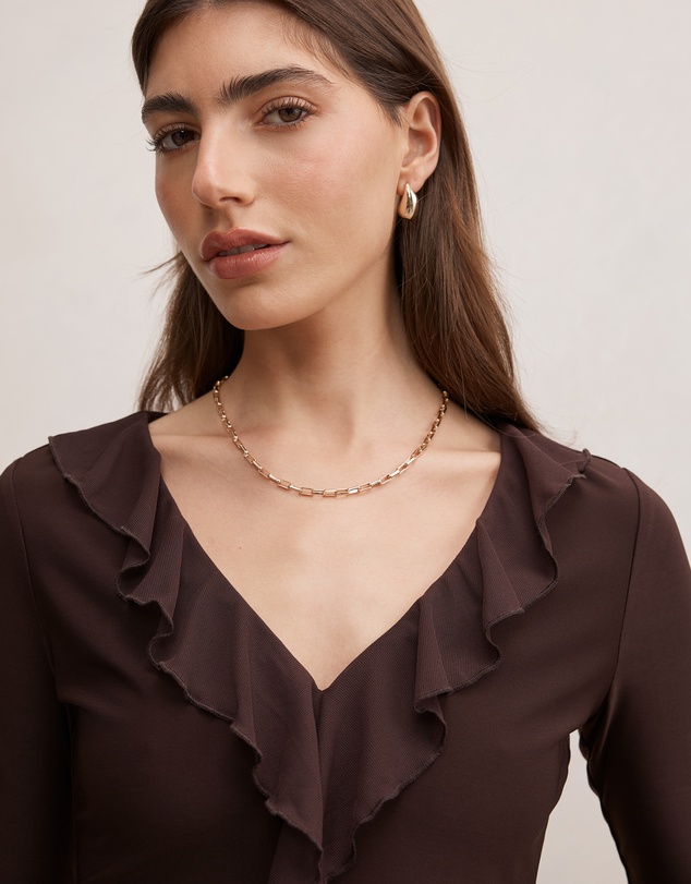 Forever New - Orla Ruffle 3 & 4 Sleeves Top