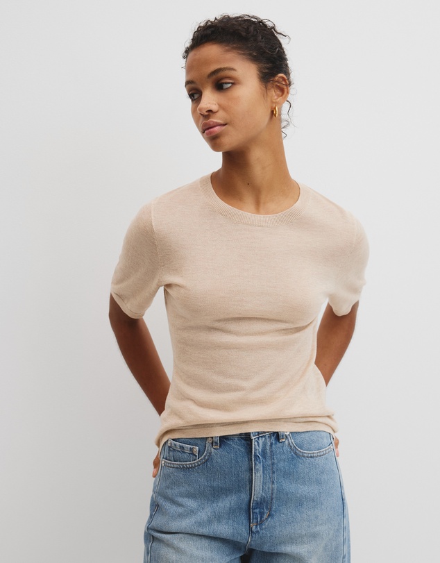 Country Road - Merino Short Sleeve Knit T-shirt