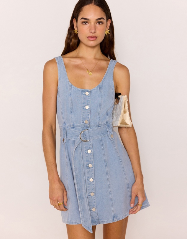 MINKPINK - Safir Denim Mini Dress