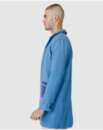 Justin Cassin - Hemming Woven Coat