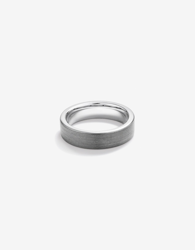 Michael Hill - 6mm Brushed Flat Wedding Band in Tungsten