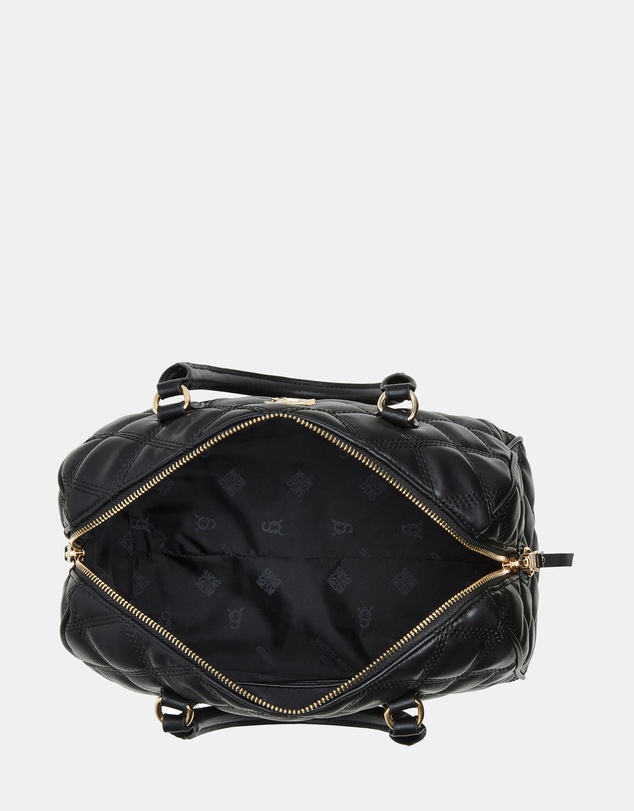 Steve Madden - BRhodes Black Gold Handbag