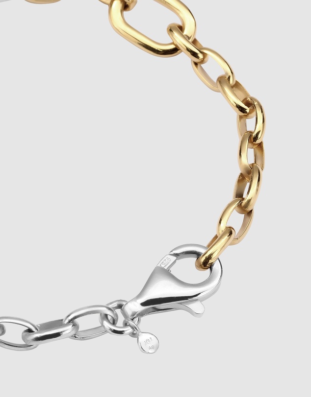 Elli Jewelry - Bracelet Bicolor Crystal 925 Sterling Silver