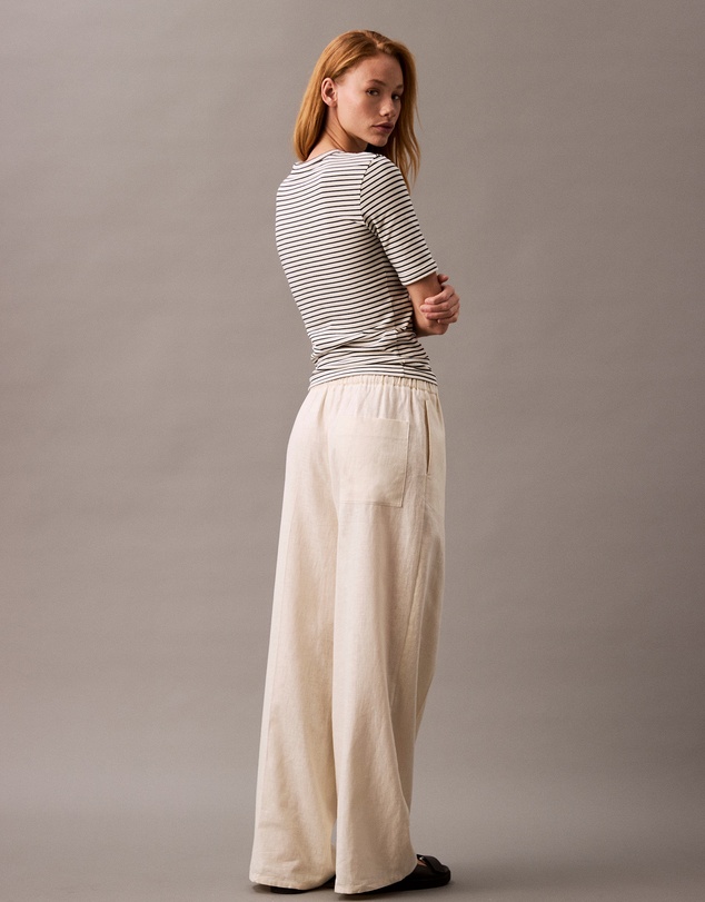 Calvin Klein - Relaxed Linen Cotton Pants