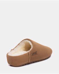 EVERAU - Australian Shepherd Ugg Somni Cow Suede Upper Loafer Oxfords Flats