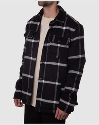 Fallen Footwear - Mens Lamb Jacket Black
