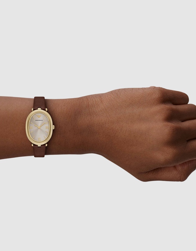 Emporio Armani - Brown Analogue Watch
