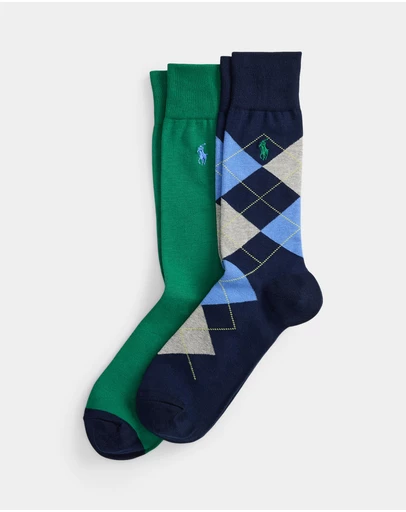 Polo Ralph Lauren - Argyle Trouser Socks 2-Pack