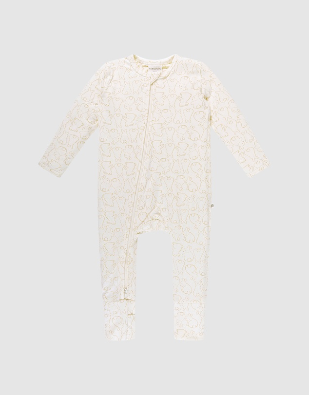 Kynd Baby - Day Or Night Onesie in Rabbit