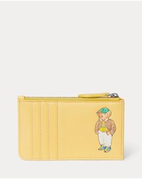 Polo Ralph Lauren - Polo Bear Leather Zip Card Case