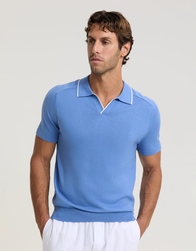 Sportscraft - Brookes Tipped Knit Polo
