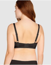 Naturana - Houndstooth Pattern Seamless Wirefree Bra