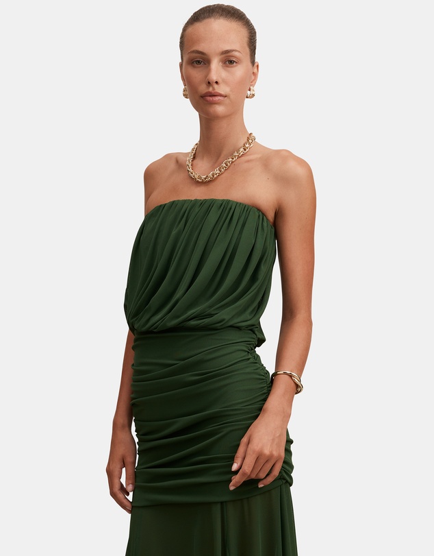 Forever New - Lyra Bandeau Draped Maxi Dress