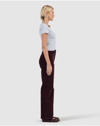 Rolla's - Sailor Scoop Jean Long - Velvet Dark Cherry
