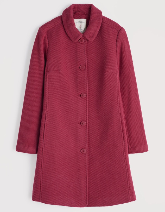 Seasalt - Seasalt Cornwall Pink Wood Cabin Coat
