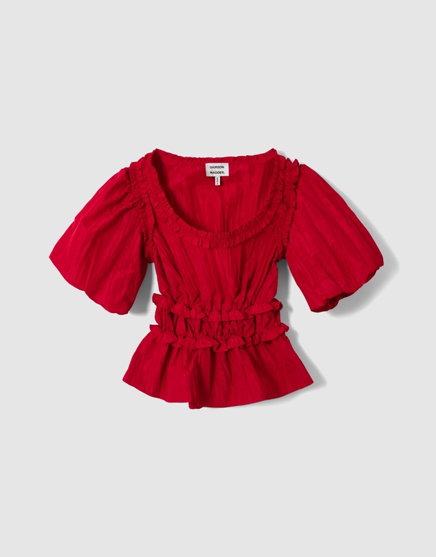 Damson Madder - Everly Ruffle Blouse