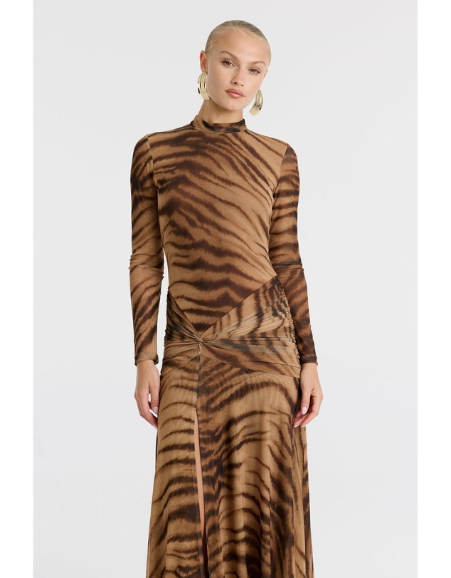 Bardot - Lea Printed Mesh Dress