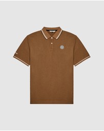 Malbon - Fairway Applique Pique Polo