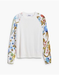 Desigual - Arty sleeve sweater