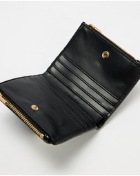 Calvin Klein - Foil Logo Glossy Double Zip Cardcase