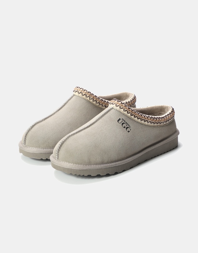 AusWooli Ugg Boots - Croydon Sheepskin Ankle Braid Slippers