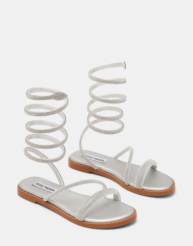 Steve Madden - Blitzzi Silver Sandals