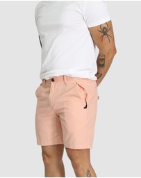 Mosmann - Brando Chino Shorts - Coral