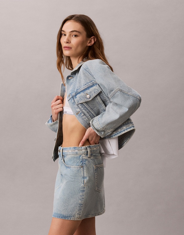 Calvin Klein Jeans - Denim Logo Tape Boxy Jacket