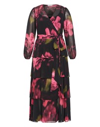 City Chic - Selene Wrap Maxi Dress