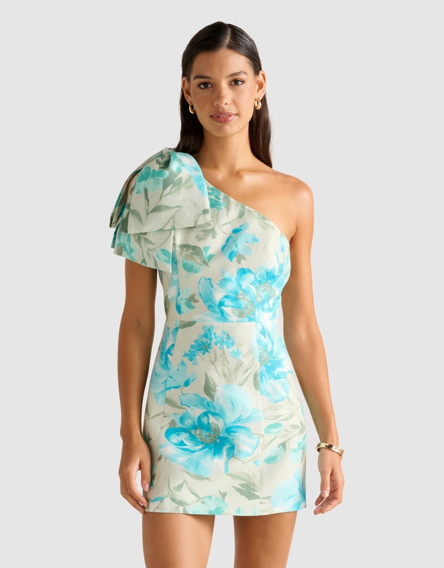 Forever New - Darcy One Shoulder Bow Mini Dress