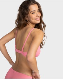Roxy - Womens Rib Roxy Love The Roller Bikini Top