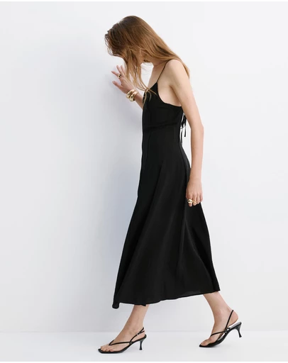 M.N.G - Midi Dress with Stitch Detailing