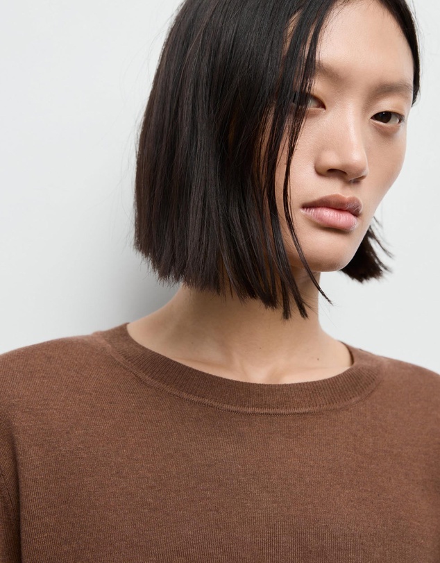 M.N.G - Fine-Knit Crew-Neck Sweater